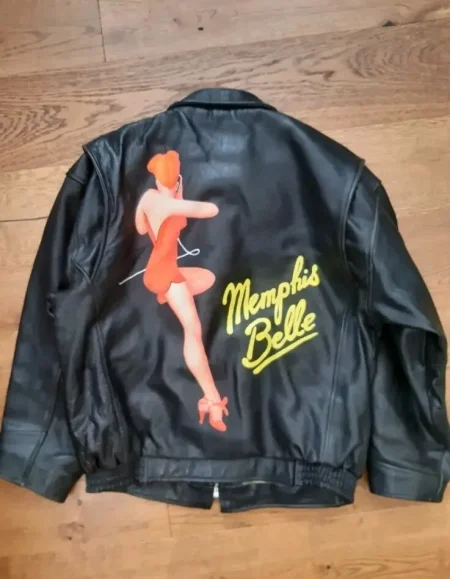 Avirex A-2 Memphis Belle Black Leather Flight Jacket