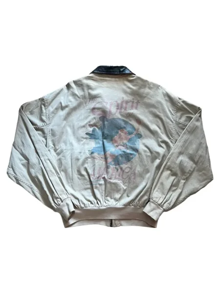 Avirex A2 Printed Vintage Flight Bomber Jacket.