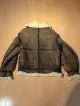 Avirex B-3 Brown Leather Bomber Flight Jacket