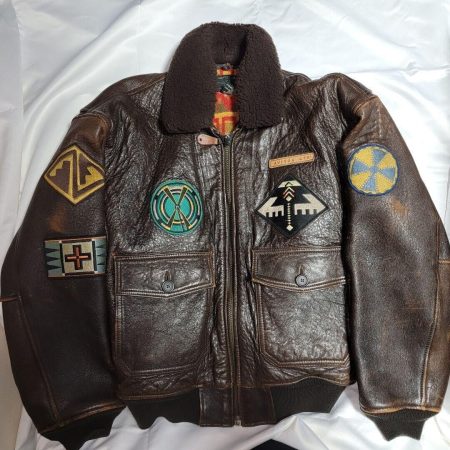 Avirex G-1 Brown Leather Flight Jacket