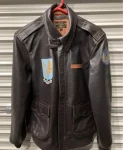 Avirex Glamorous Glen III A-2 Brown Leather Jacket