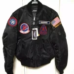 Avirex Ma-1 Top Gun Maverick Black Flight Jacket