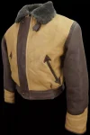 B-3 Leather Sheepskin Shearling Flying Pilot Bomber Jacket