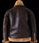 B-3 Sheepskin Leather Shearling Aviator Flying Pilot Bomber Jacket