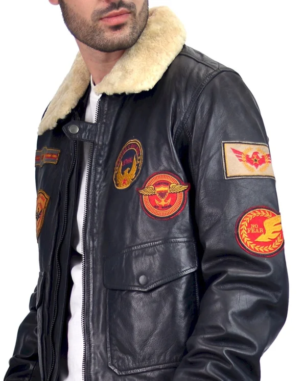 B3 Patched Bomber Jacket