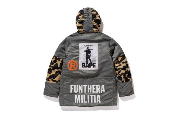 Bape Alpha Industries Ma-1 Capsule Parka Jacket.