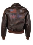 Bombardment Squadron A-2 Brown Leather Flight Jacket