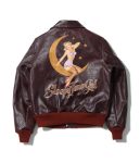 Buzz Rickson Sleepy Time Gol A-2 Brown Leather Jacket