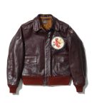 Buzz Rickson Sleepy Time Gol A-2 Brown Leather Jacket