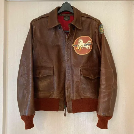 Buzz Rickson's A-2 Brown Leather Jacket