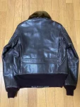 Buzz Rickson’s Peanuts G-1 Black Leather Flight Jacket