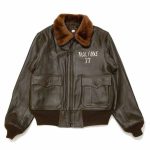 Buzz Rickson’s Tiger G-1 Brown Leather Flight Bomber Jacket