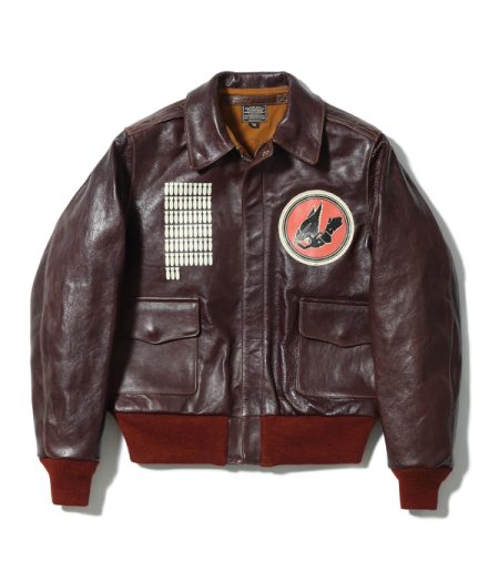 Earthquakers Buzz Rickson Brown Leather Jacket