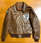 Eastman A-2 Brown Leather Flight Jacket