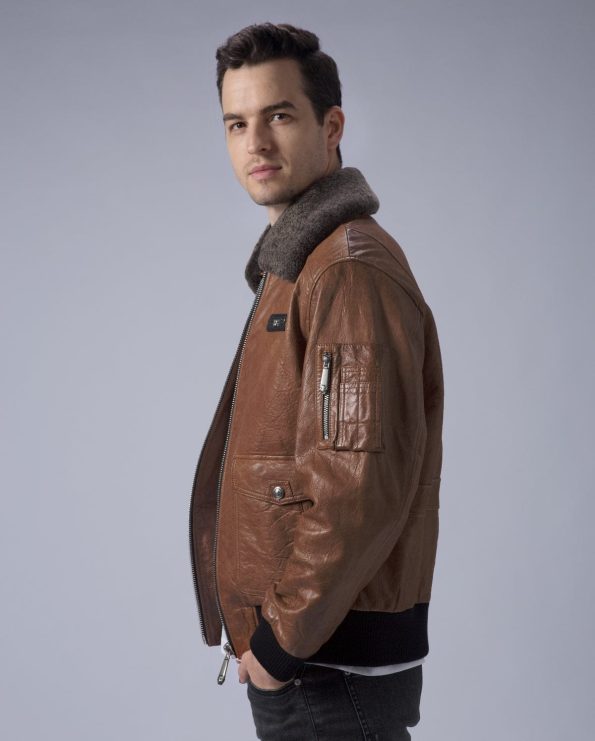 G-1 Aviator Brown Leather Jacket
