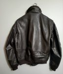 G-1 Black Leather Flight Bomber Jacket
