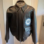 Gibson & Barnes Flying Tigers A-2 Black Leather Jacket