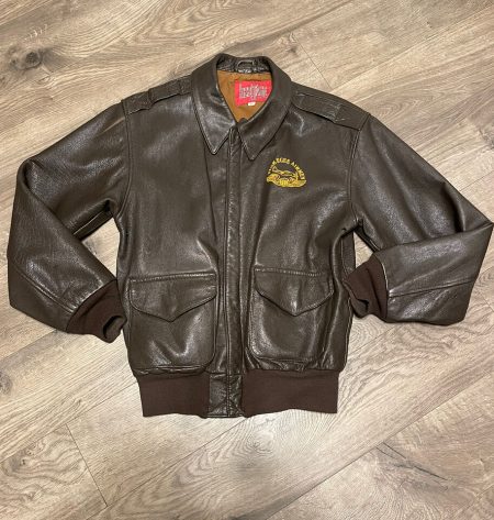Gorgeous Tuskegee Airmen A-2 Bomber Brown Leather Jacket