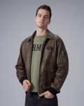 Green Air Force A-2 Leather Bomber Jacket
