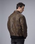 Green Air Force A-2 Leather Bomber Jacket