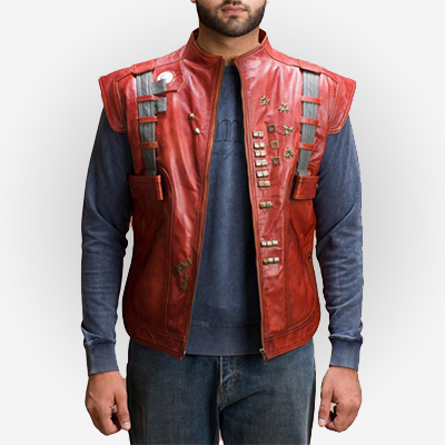 Guardians Of The Galaxy Star Lord Leather Vest