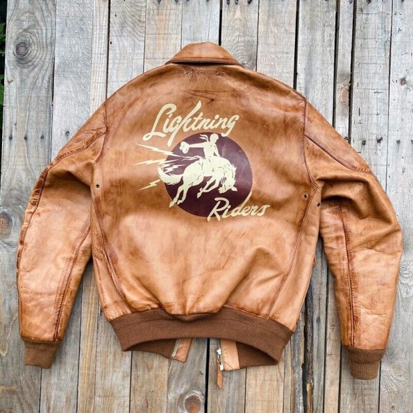 Horsehide Classic A-2 Brown Leather Flight Jacket