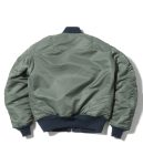 Intermediate Ma-1 Grey And Navy Blue Reversible Flight Jacket