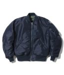 Intermediate Ma-1 Grey And Navy Blue Reversible Flight Jacket