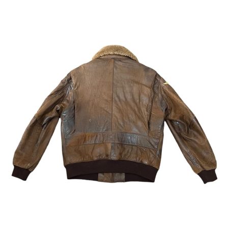 Intermediate Vintage USA G-1 Brown Leather Flight Jacket.