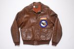 Jimmy Stewart Eastman A-2 Brown Leather Flying Jacket