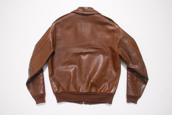 Jimmy Stewart Eastman A-2 Brown Leather Flying Jacket.