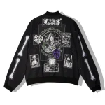 Kidill Men’s Black Patch Ma-1 Jacket
