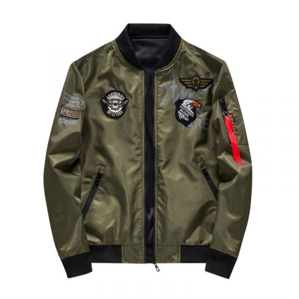 Ma 1 Khaki Flight Bomber Jacket