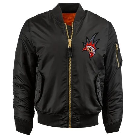 Ma Croix Mens Souvenir Bomber Ma-1 Flight Jacket
