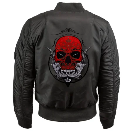 Ma Croix Mens Souvenir Bomber Ma-1 Flight Jacket.