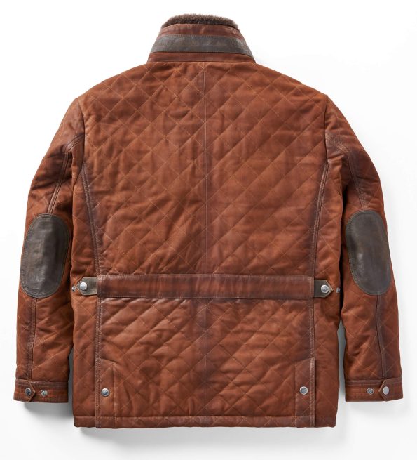 Madison Creek Sedona Bourbon Leather Field Jacket.