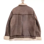 Men’s B-3 Brown Shearling Leather Jacket