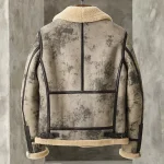 Men’s Fur B3 Flight Aviator Bomber Shearling Jacket