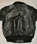 Men’s Top Gun G-1 Black Goatskin Leather Bomber Jacket
