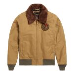 Military Biggin Bomber In Jungle Khaki Jacket