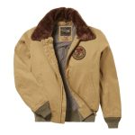 Military Biggin Bomber In Jungle Khaki Jacket