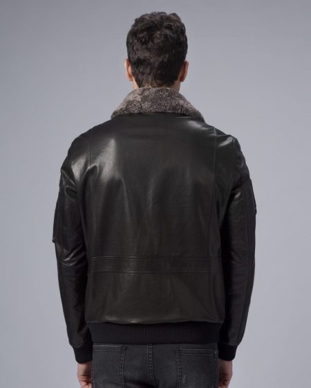 Military G-1 Flight Leather Bomber Jacket.