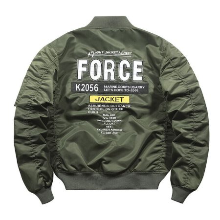 Military Ma-1 Green Bomber Flight Jacket.