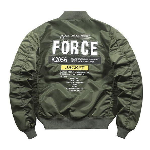 Military Ma-1 Green Bomber Flight Jacket.