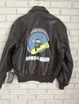 Nine-o-nine A-2 Cooper Painted Leather Flying Jacket
