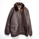 Norton A-2 Brown Synthetic Leather Flight Jacket