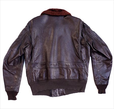 Original Ralph Edwards G-1 Brown Leather Flight Jacket.