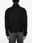 Our Legacy Off-centre High-neck Black Field Jacket