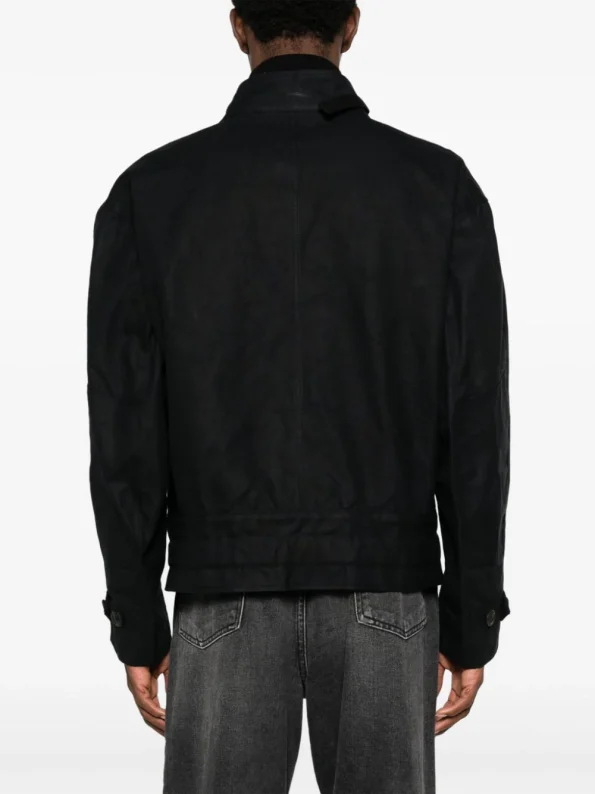 Our Legacy Off-centre High-neck Field Jacket