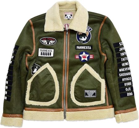 Pandiesta Ueno Air Base B-3 Military Flight Green Jacket
